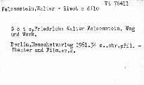 Walter Felsenstein