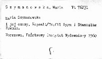 Maria Szymanowska i jej czasy