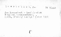 Jan Löwenbach a Leoš Janáček