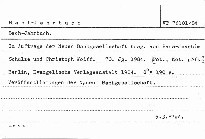 Bach-Jahrbuch.70. Jahrgang 1984