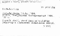 Bach-Jahrbuch.70. Jahrgang 1984