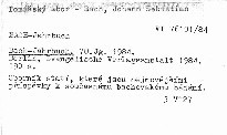 Bach-Jahrbuch.70. Jahrgang 1984