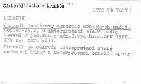 Sborník Janáčkovy akademie múzických umění