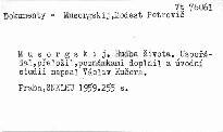 Musorgskij