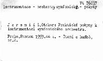 Praktické pokyny k instrumentaci symfonického orchestru