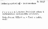 Praktické pokyny k instrumentaci symfonického orchestru