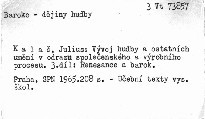 Vývoj hudby a ostatních umění v odrazu společ
