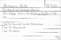 Die Musik seit Richard Wagner