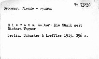 Die Musik seit Richard Wagner