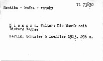 Die Musik seit Richard Wagner