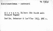 Die Musik seit Richard Wagner