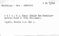 Schule des Partiturspiels