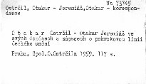Otakar Ostrčil-Otakar Jeremiáš ve svých dopis