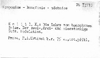 Die Lehre vom homophonen Satze