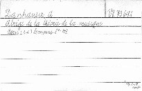 Abrégé de la théorie de la musique