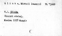 M. I. Glinka