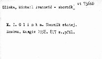 M. I. Glinka