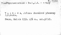 Chorálové předehry J.S.Bacha