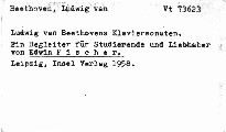 Ludwig van Beethovens Klaviersonaten