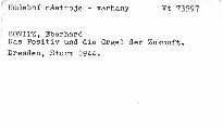 Das Positiv und die Orgel der Zukunft