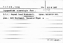 Topografická mineralogie Čech
