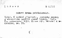 Lidové drama pobělohorské