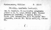 Othello, mouřenín Benátský