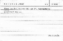 Risse von Schiffen des 16. und 17. Jahrhunderts