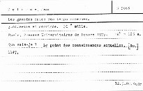 Les grandes dates des temps modernes
