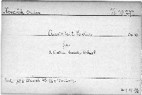 Quartett Es dur Op. 10