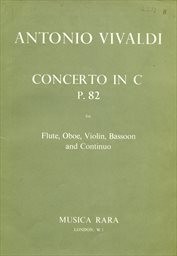 Concerto in C, P. 82,  for flute, oboe, violin, bassoon and continuo