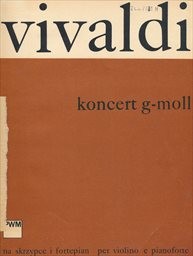 Koncert g-moll na skrzypce, orkiestrę smyczkową i basso continuo