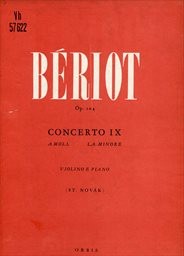 Concerto IX, la minore, op. 104 :