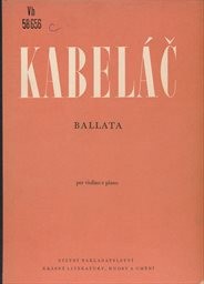 Ballata pro housle a klavír, op. 27