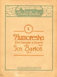 Humoreska pro housle a klavír, op. 9
(I.)
