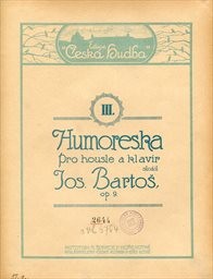 Humoreska pro housle a klavír, op. 9
(III.)