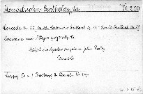 Serie 8 für Pianoforte und Orchester