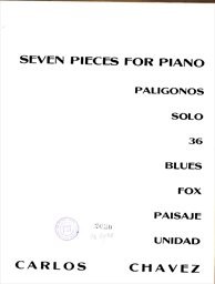 Seven pieces for piano