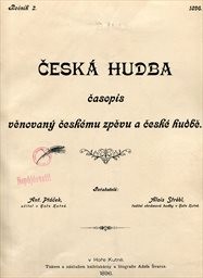 Česká hudba
(Ročník 2.)