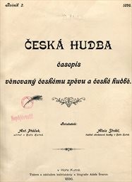 Česká hudba
                        (Ročník 2.)
                    