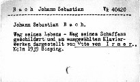 Johann Sebastian Bach