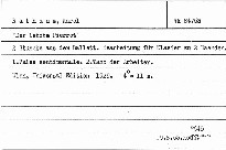 "Der letzte Pierrot"