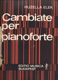 Cambiate per pianoforte