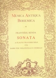 Sonata a flauto traverso solo col basso per violoncello e cembalo