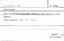 Variationen über ein Nordamerikanisches Volkslied