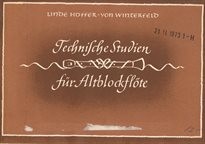 Technische Studien für Altblockflöte