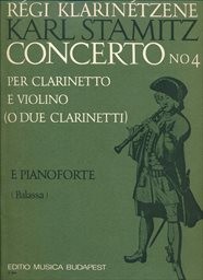 Concerto No 4 per clarinetto e violino (o due clarinetti) soli e orchestra