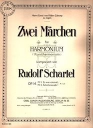 Zwei Märchen für Harmonium (Kunstharmonium) : op. 14