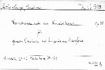 Variationen über ein Kinderlied op. 25