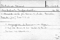 Musikalische Dorfgeschichten op. 26